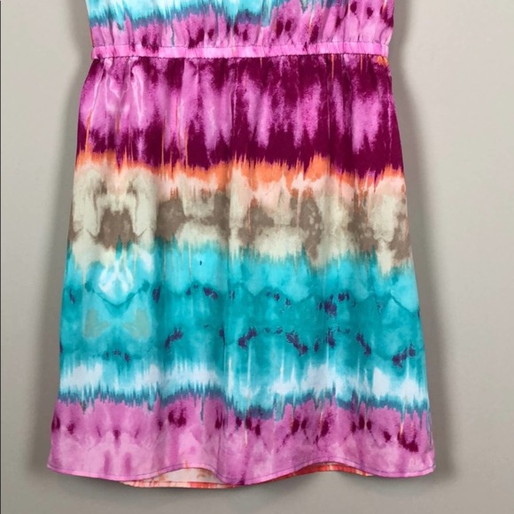 BeBop Tie Dye Ruffle Front Dress (Medium) - Picture 8 of 8